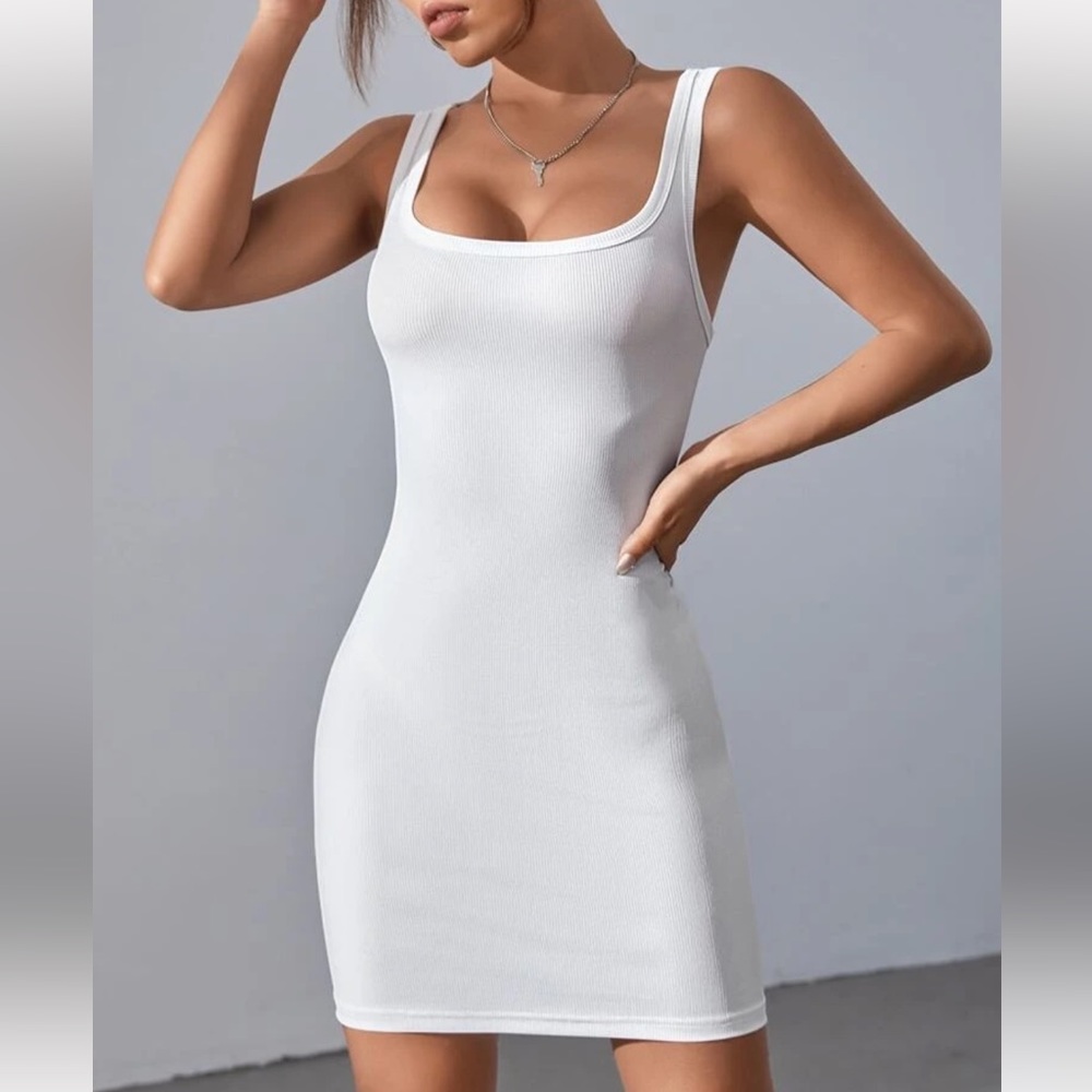FASHION NOVA - Sculpted Ribbed Mini Dress - BRAND NEW NEVER WORN BEFORE Size: S